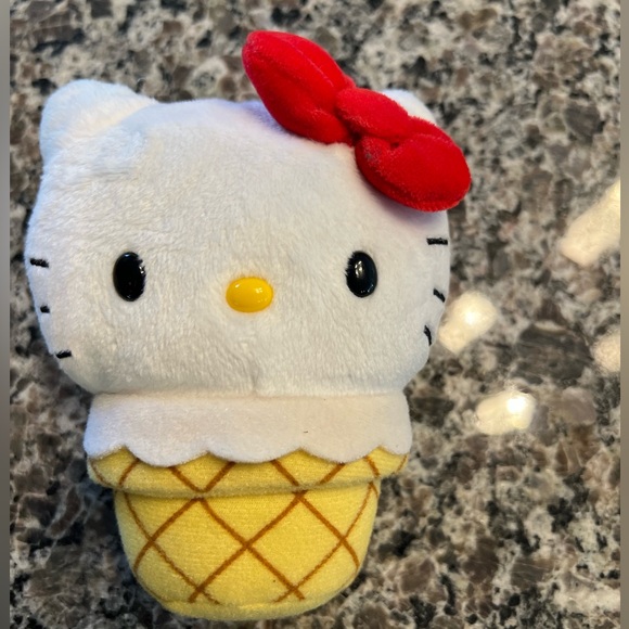 Hello Kitty Ice Cream Cone Plush - Picture 4 of 4